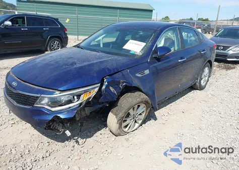 2016 Kia Optima Lx из США, поврежденный, VIN 5XXGT4L37GG082904